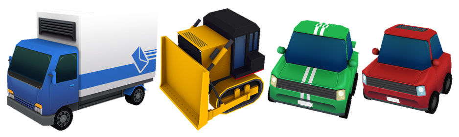 Low-Poly Vehicles